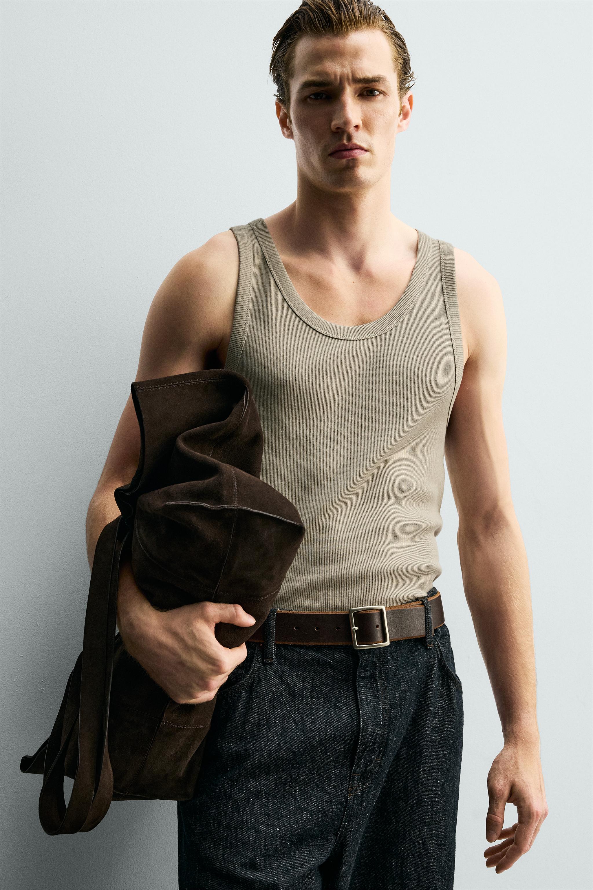 RIBBED TANK TOP